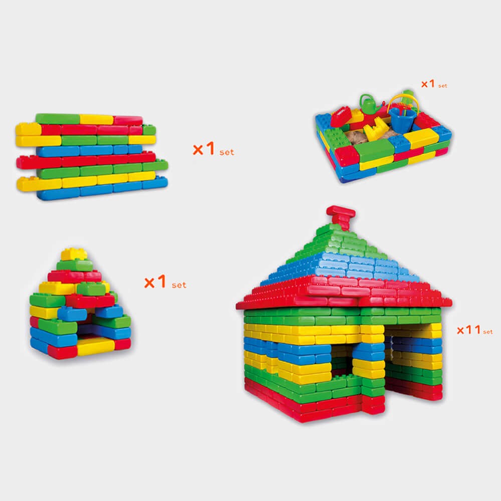 Mega Bricks Example Shapes Bloques de construcción Mega Bricks 33 - Juego y Jardín