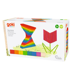 Bloques de Construcción de Madera de Colores Goki