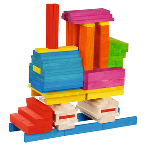 Bloques de Construcción de Madera de Colores Goki
