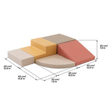Cargar imagen en el visor de la galería, Bloques de Psicomotricidad Iglu Corner Climber color Pastel Rosa
