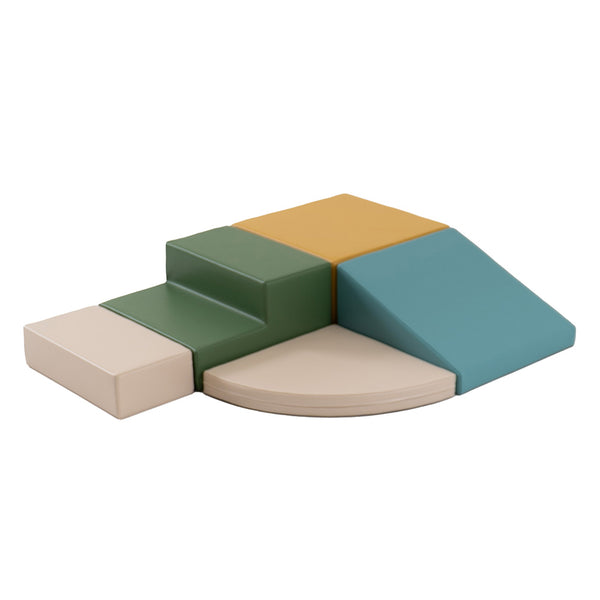 Iglu Corner Climber Foam Blocks Pastel Turquoise Color