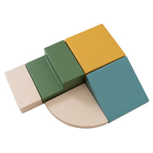 Cargar imagen en el visor de la galería, Bloques de Psicomotricidad Iglu Corner Climber color Pastel Turquesa
