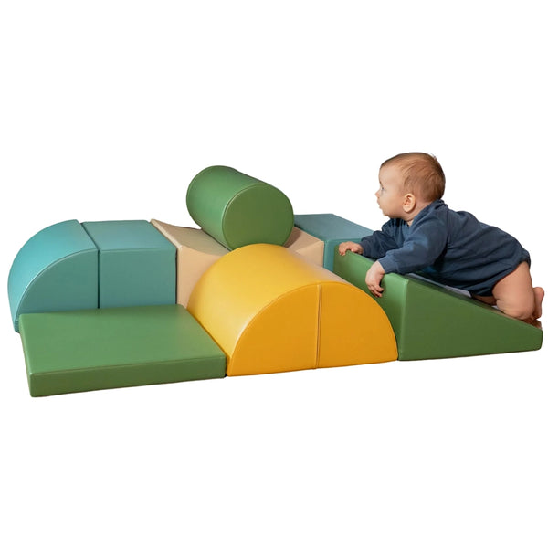Blocos de Psicomotricidade Iglu Aventureiro Cor Turquesa Pastel