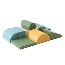 Load image into Gallery viewer, Iglu Adventurer Pastel Turquoise Color Foam Blocks

