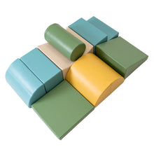Load image into Gallery viewer, Iglu Adventurer Pastel Turquoise Color Foam Blocks
