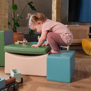 Iglu Adventurer Pastel Turquoise Color Foam Blocks