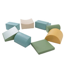 Load image into Gallery viewer, Iglu Adventurer Pastel Turquoise Color Foam Blocks
