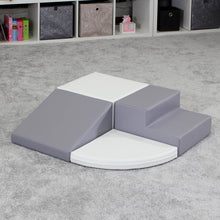 Carregar imagem no visualizador da galeria, Blocos de Psicomotricidade Iglu Corner Crawler Branco Cinza
