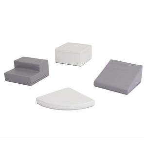 Blocos de Psicomotricidade Iglu Corner Crawler Branco Cinza