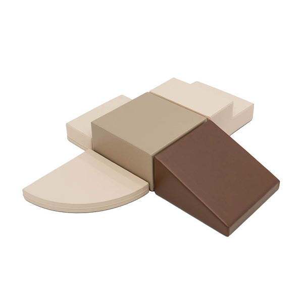 Bloques de Psicomotricidad Iglu Corner Climber color Chocolate