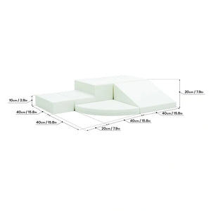 Blocs de Psicomotricitat Iglu Corner Climber Blanc
