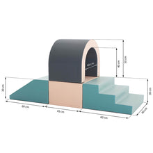 Cargar imagen en el visor de la galería, Bloques de Espuma para Psicomotricidad Túnel - Color Pastel
