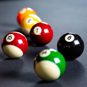 bolas de billar de colores