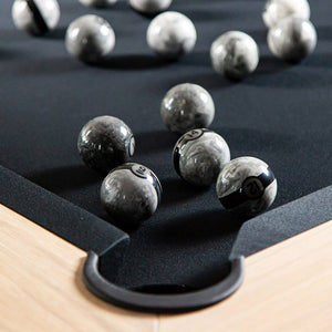 Marble effect American billiard balls