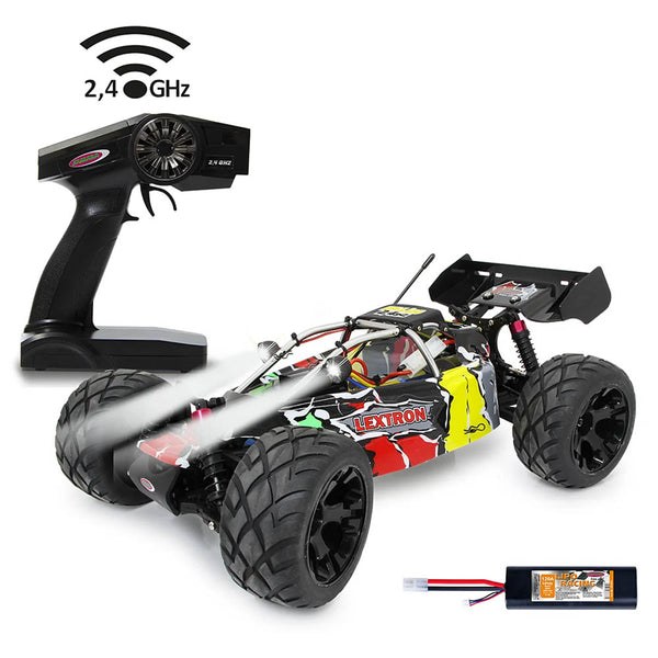 Buggy RC Lextron Desert 4WD 1:10 LiPo con LED - JAMARA