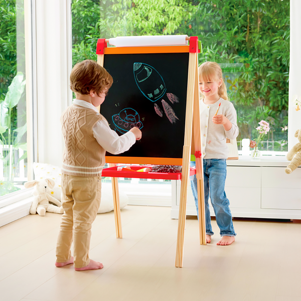 Pizarra para pintar el Pequeño Artista de Hape con accesorios