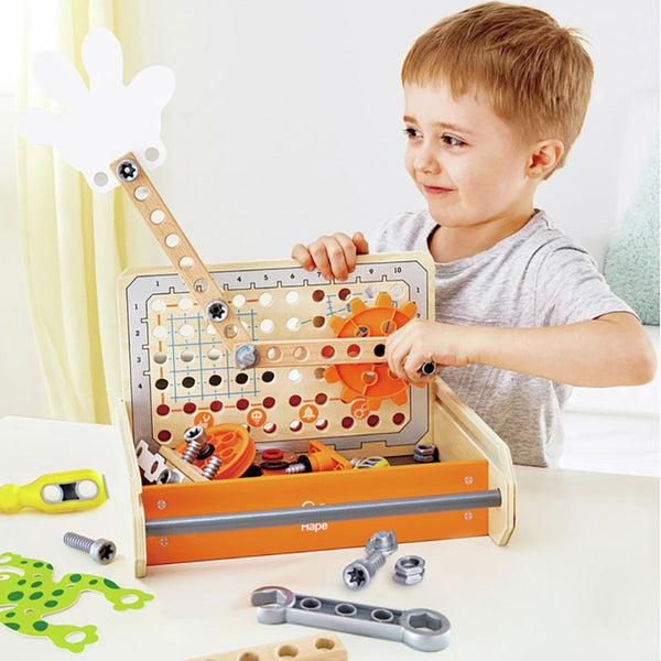 Caja de Herramientas de Juguete Experimentos Científicos Hape