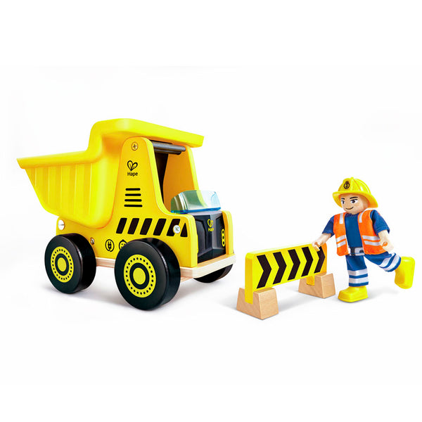 Hape Dump Truck with doll