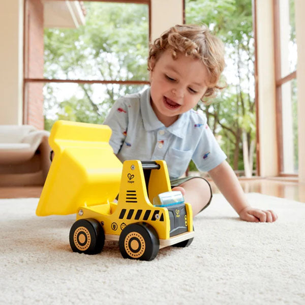 Hape Dump Truck with doll