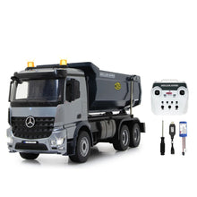 Carregar imagem no visualizador da galeria, Camión Volquete RC Mercedes Benz Arocs 1:20 Metal Meiller - Jamara

