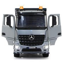 Carregar imagem no visualizador da galeria, Camión Volquete RC Mercedes Benz Arocs 1:20 Metal Meiller - Jamara

