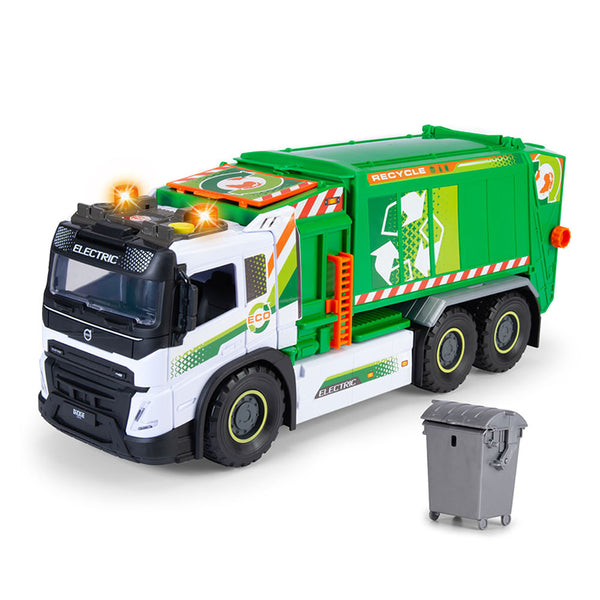 Camión de Reciclaje Volvo Dickie 55 cm con luz y sonido