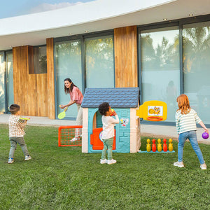 Casinha infantil com 6 atividades Casual Activity House