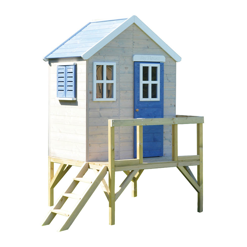 Casa de madera infantil elevada para jardín My Cottage