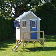 Cargar imagen en el visor de la galería, Casa de madera infantil elevada para jardín My Cottage
