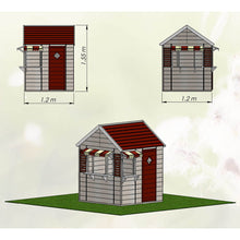 Load image into Gallery viewer, Wooden Playhouse - Beach Shop
