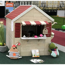 Load image into Gallery viewer, Wooden Playhouse - Beach Shop
