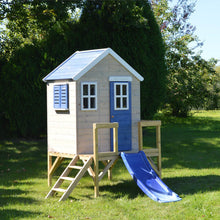 Cargar imagen en el visor de la galería, Casa de madera infantil para jardín My Cottage con tobogán
