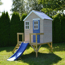 Cargar imagen en el visor de la galería, Casa de madera infantil para jardín My Cottage con tobogán
