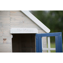 Cargar imagen en el visor de la galería, Casa de madera infantil para jardín My Cottage con tobogán
