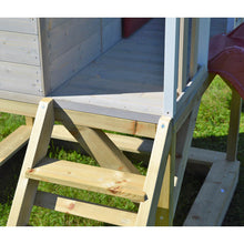 Cargar imagen en el visor de la galería, Casa de Madera Infantil para Jardín Nordic Adventure House con Tobogán
