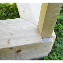 Cargar imagen en el visor de la galería, Casa de Madera Infantil para Jardín Nordic Adventure House con Tobogán

