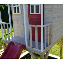 Cargar imagen en el visor de la galería, Casa de Madera Infantil para Jardín Nordic Adventure House con Tobogán
