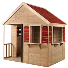 Cargar imagen en el visor de la galería, Casa de Madera Infantil para Jardín Summer Villa
