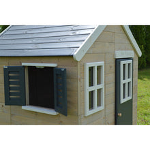 Cargar imagen en el visor de la galería, Casa de madera infantil elevada para jardín My Lodge con cocina
