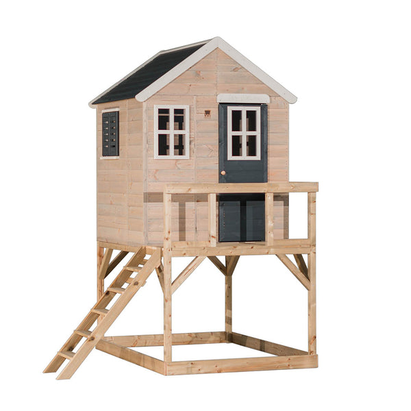 Casa de madera infantil elevada para jardín My Lodge