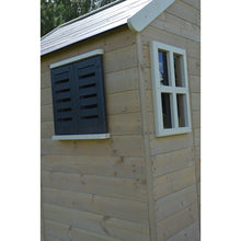 Load image into Gallery viewer, Wooden Playhouse - My Lodge with slide

