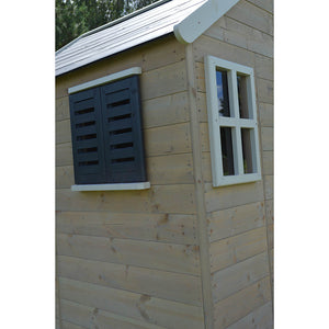 Wooden Playhouse - My Lodge with slide