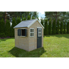 Load image into Gallery viewer, Wooden Playhouse - My Lodge with slide
