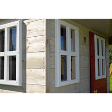 Load image into Gallery viewer, Wooden Playhouse - Nordic Adventure with double swing, slide and kitchen
