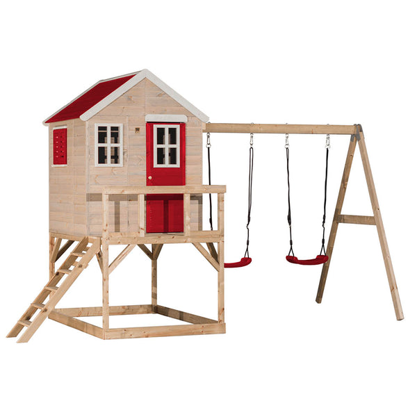 Casa infantil per a jardí My Lodge amb gronxador doble