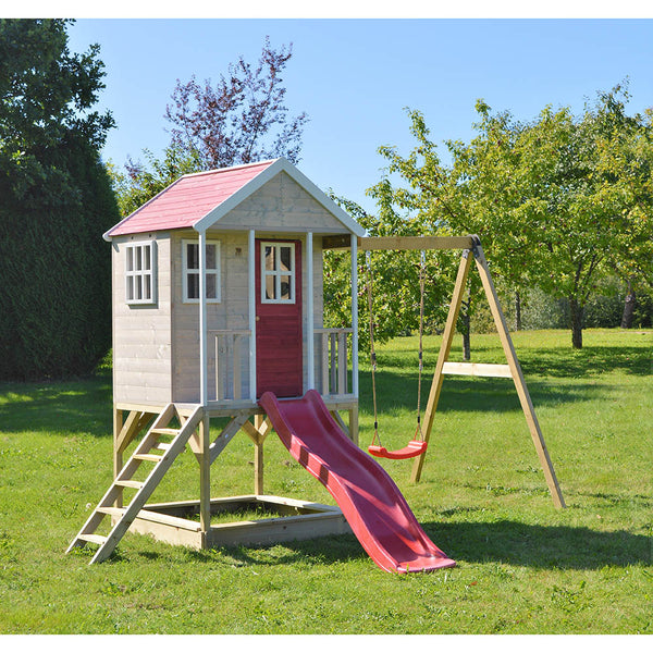Casa Infantil per a Jardí Nordic Adventure House amb Gronxador i Tobogan