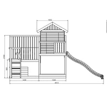 Cargar imagen en el visor de la galería, Parque Infantil Fungoo Sweet House con tobogán Verde
