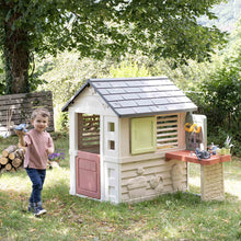 Carregar imatge al visor de la galeria, Casita Infantil Nature con Banco de Trabajo – Smoby

