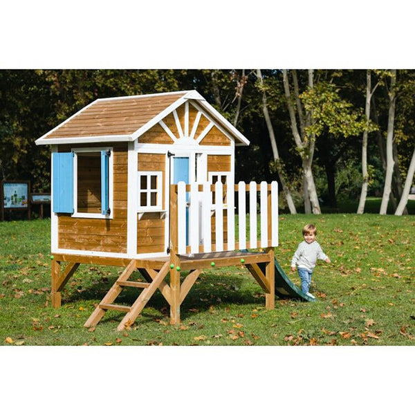 Casita Infantil de Madera Premontada VISBY Elevada 60 cm