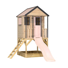 Carregar imagem no visualizador da galeria, Casita Infantil de Madera Adventure Cottage con Plataforma y Tobogán
